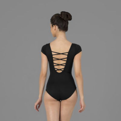 Collant Amni Meia Manga Tiras Em X Nas Costas 525